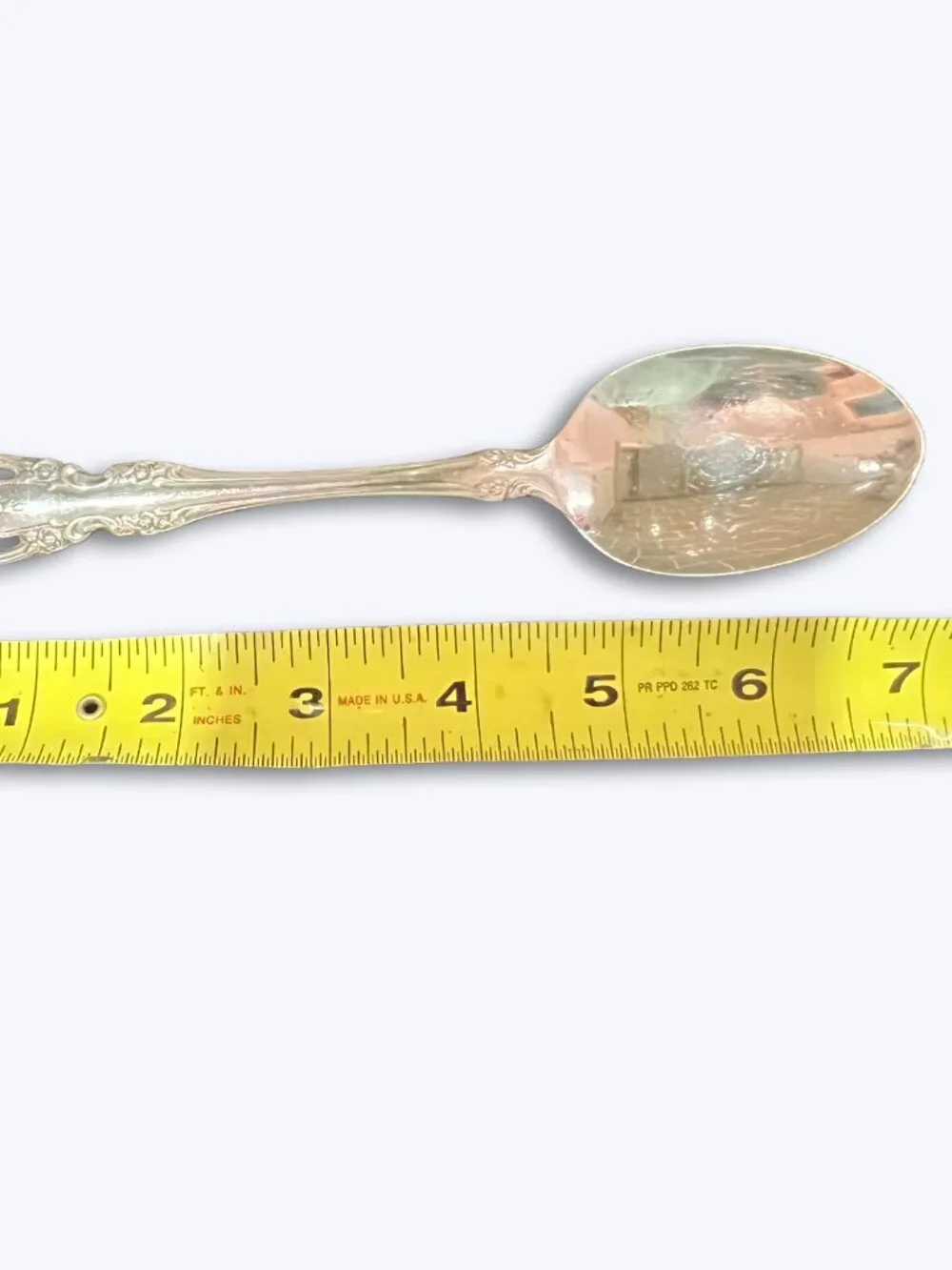 Oneida Community Brahms Stainless Oval Place Soup Spoons 6 7/8 Set of 8 Floral